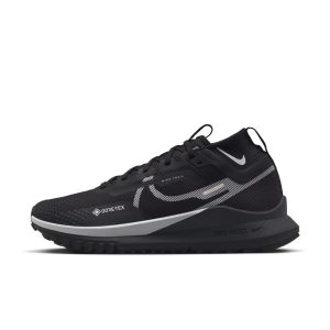 Nike React Pegasus Trail 4 GORE-TEX Waterdichte trailrunningschoenen voor dames Zwart (DJ7929-001)