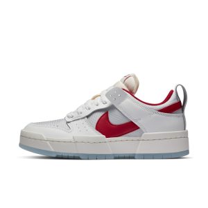 Nike Womens WMNS Dunk Low Disrupt Summit White Gym Red (CK6654-101)