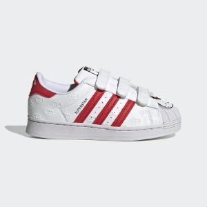 adidas Hello Kitty Superstar Cloud White / Vivid Red / Core Black (GV8865)