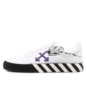 Off-White Vulc Low Top Sneaker White Purple (OMIA085R21FAB0010137)