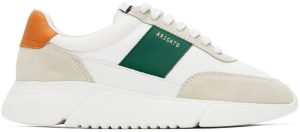 Axel Arigato SSENSE Exclusive White & Green Genesis Vintage Sneakers (27566)