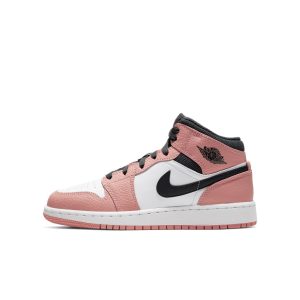 Air Jordan 1 Mid GS Pink Quartz (555112-603)