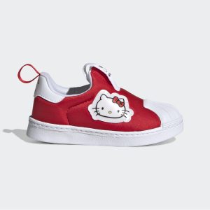 adidas Hello Kitty Superstar 360 Vivid Red / Cloud White / Core Black (GY9213)