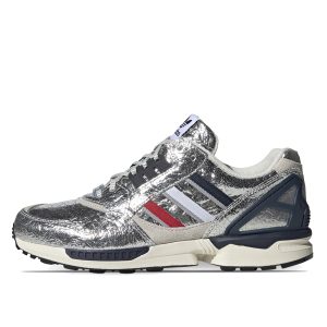adidas ZX 9000 Concepts (Boston Marathon®) Silver Metallic / Scarlet / Collegiate Navy (FX9966)