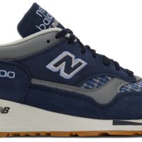 New Balance Navy & Grey Tweed Made In UK 1500 Sneakers (M1500HT)