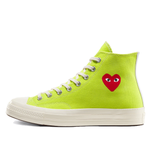 Converse Comme des Garcons PLAY x Chuck 70 High Bright Green (168299C)