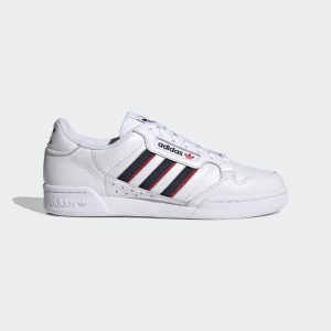 adidas Continental 80 Stripes Cloud White / Collegiate Navy / Vivid Red (FX5090)
