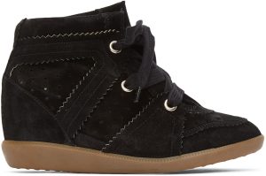 Isabel Marant Black Bobby Sneakers (00MBK0003-00M102S)