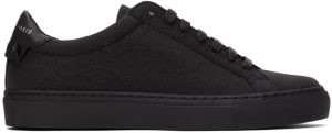 Givenchy Black Glitter 4G Urban Knots Sneakers (BE0003E13V)