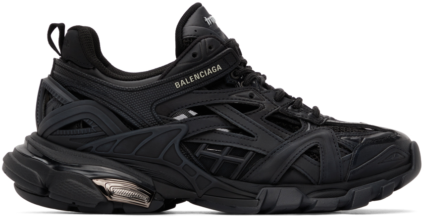 Balenciaga Black Track.2 Open Sneakers (568614-W2GN1-1000) (2)