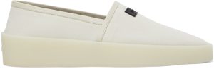 Fear of God White Canvas Espadrille Sneakers (FG80-013CNV)