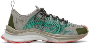 Gucci Gray Run Sneakers (699157 USM20)