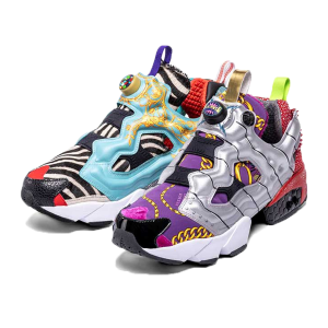 Reebok Instapump Fury Minions Vicious 6 Black/White-Silver Metallic (Other Brands Reebok)