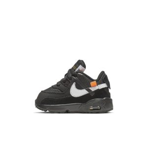 Nike x Off White Air Max 90 Black White (Toddler) (2019) (BV0852-001)