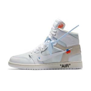 Air Jordan x Off White Nike AJ I 1 ‘The 10 Ten Part II’ (2018) (AQ0818-100)