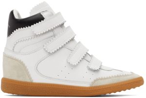 Isabel Marant White Bilsy Vintage Sneakers (00MBK0037-00M007S)