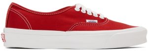 Vans Red OG Authentic LX Sneakers (VN0A4BV905D)