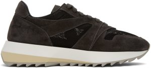 Fear of God Grey & Khaki Vintage Runner Sneakers (FG80-035SUE)