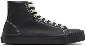 Maison Margiela Black Tabi High-Top Sneakers (S38WS0186 P4472)