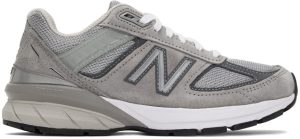 New Balance Grey Made in US 990 v5 Sneakers (W990GL5)
