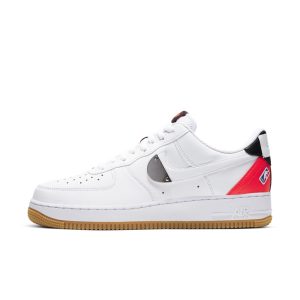 Nike Air Force 1 Low NBA Pack White Bright Crimson (CT2298-101)