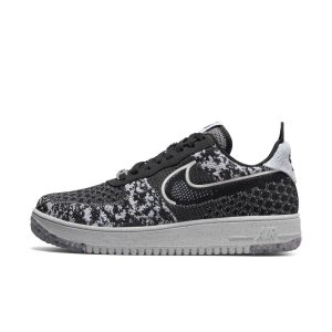 Nike Air Force 1 Crater Flyknit Black Pure Platinum (DM0590-001)