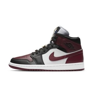 Womens WMNS Air Jordan 1 Mid SE Gold Pendants (CZ4385-016)