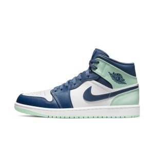 Jordan 1 Mid Blue Mint (554724-413)