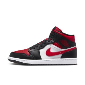 Air Jordan  1 Mid Bred Toe White (554724-079)