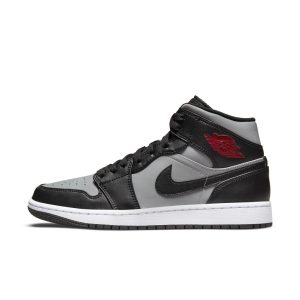 Jordan 1 Mid Shadow Red (GS) (554725-096)
