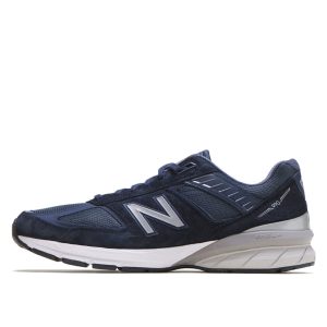 New Balance Navy Made In USA 990v5 Low Sneakers (M990NV5)