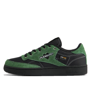 Reebok Pleasures Club C 85 Schoenen Black / Pine Green / Black