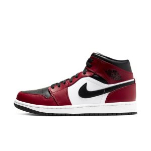 Air Jordan 1 Mid Chicago Black Toe (554724-069)