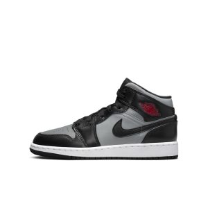 Jordan 1 Mid Shadow Red (GS) (554725-096)