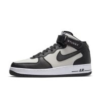 Nike x Stussy Air Force 1 Mid Black White (DJ7840-002)