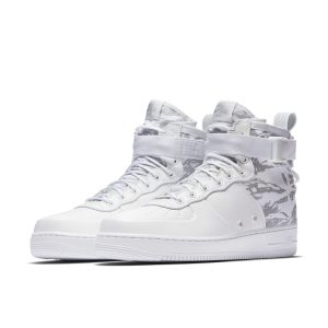 Nike SF Air Force 1 Mid Premium White/White/White (AA1129-100)