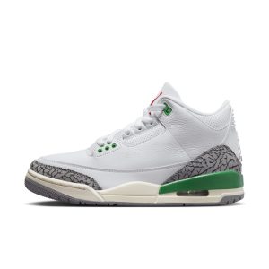 Air Jordan 3 Retro White/Lucky Green/Cement Grey/Varsity Red (CK9246-136)