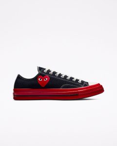 Converse Converse x Comme des Garçons PLAY Chuck 70 Zwart/rood/egret
