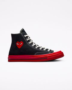 Converse Converse x Comme des Garçons PLAY Chuck 70 Zwart/rood/egret