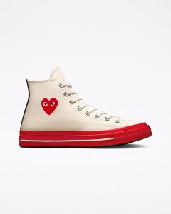 Converse Converse x Comme des Garçons PLAY Chuck 70 Pristine/rood/egret