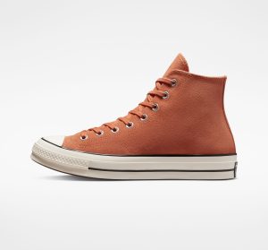 Converse Chuck 70 Suede Orange Haven/egret/zwart