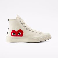 Converse Comme des Garcons x Chuck Taylor All Star Hi Play Black/White (150204C)