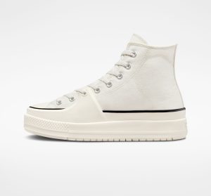 Converse Chuck Taylor All Star Construct Vintage White/zwart/egret