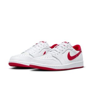 Air Jordan 1 Low OG White/White/University Red (CZ0790-161)