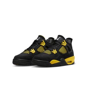 Air Jordan 4 Retro Black/Tour Yellow/White (408452-017)
