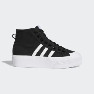adidas Nizza Platform Mid Core Black / Cloud White / Cloud White (FY2783)