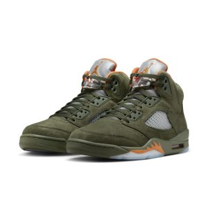 Air Jordan 5 Retro Army Olive/Solar Orange (DD0587-308)