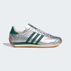 adidas Country OG Silver Metallic / Collegiate Green / Cream White (IE8412)