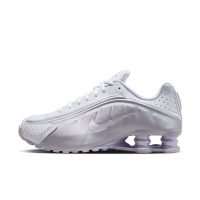 Nike Shox R4 White/Metallic Platinum/Platinum Tint/Barely Grape (HF5076-100)