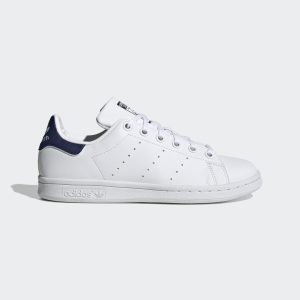adidas Stan Smith Cloud White / Cloud White / Dark Blue (H68621)